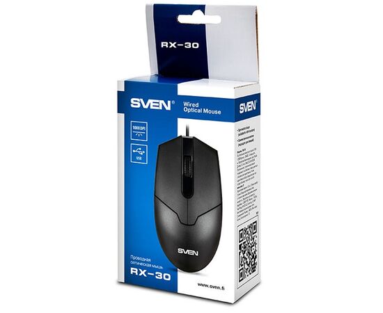 Мышь SVEN RX-30 USB SV-018214 (черный) 