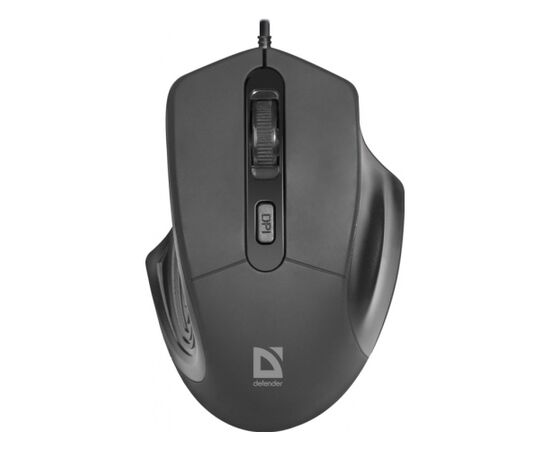  Мышь DEFENDER  Datum MB-347 Black, USB, 4 кн., 1600 dpi 