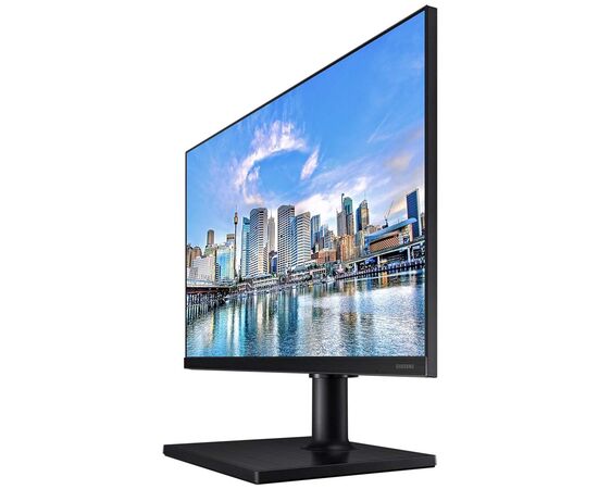  Монитор 23.8" Samsung F24T450FZI black (IPS, 1920x1080, 16:9, 178/178, 250cd/m2, 1000:1, 5ms, 75Hz, HAS, 2xHDMI, DP, USB HUB, MM) (LF24T450FZIXCI) 