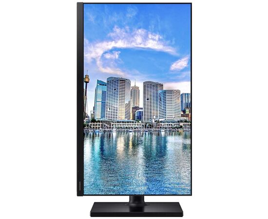  Монитор 23.8" Samsung F24T450FZI black (IPS, 1920x1080, 16:9, 178/178, 250cd/m2, 1000:1, 5ms, 75Hz, HAS, 2xHDMI, DP, USB HUB, MM) (LF24T450FZIXCI) 