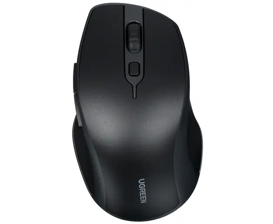  Мышь UGREEN Ergonomic Contoured Shape Design Wireless Mouse MU101 (90395) Black 
