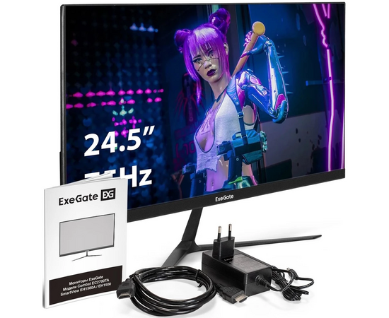  Монитор ExeGate EH1500A SmartView черный (EX297308RUS) 