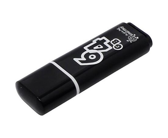  USB-флешка Smartbuy 64Gb Glossy series Black SB64GBGS-K 