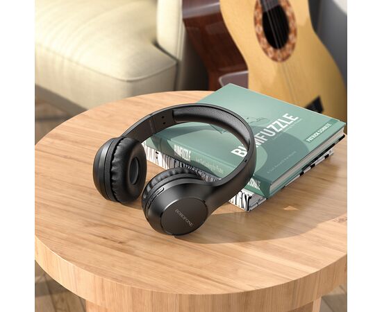  Наушники bluetooth полноразмерные BOROFONE BO12 Power (чёрный) 