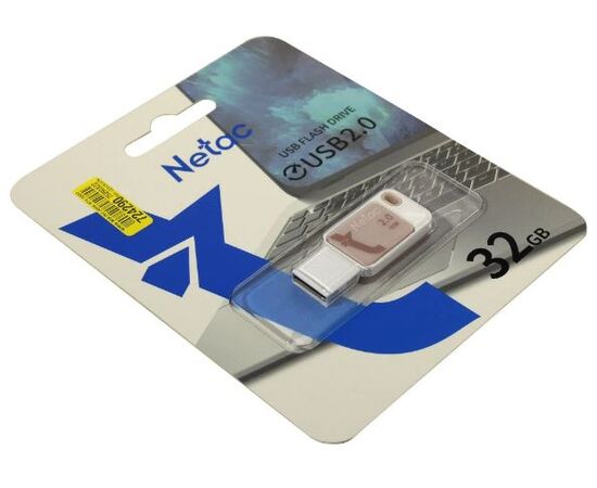  USB-флешка Netac (NT03UA31N-032G-20PK) 32Gb UA31 USB2.0 розовый 