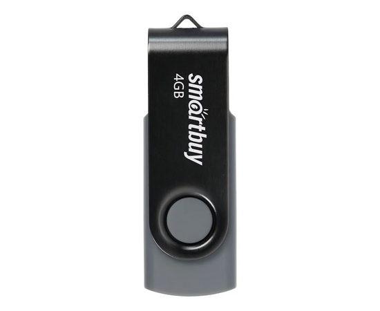  USB-флешка SMARTBUY SB4GB2TWK UFD 2.0 4GB Twist Black 