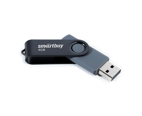  USB-флешка SMARTBUY SB4GB2TWK UFD 2.0 4GB Twist Black 