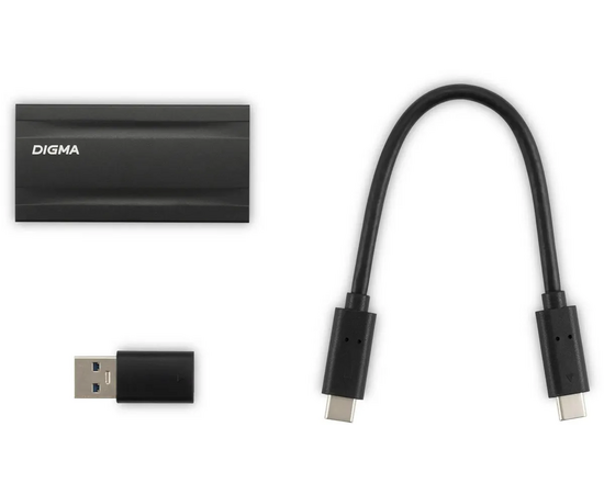  Внешний SSD Digma Mega X (DGSM8256G2MGG), 256ГБ, темно-серый 