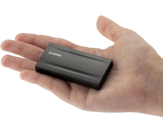  Внешний SSD Digma Mega X (DGSM8256G2MGG), 256ГБ, темно-серый 
