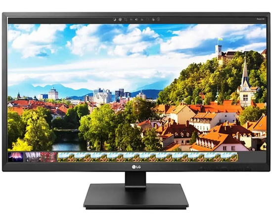  Монитор LG 27BK55YP-B черный IPS LED 5ms 16:9 DVI HDMI матовая HAS Piv 250cd 178гр/178гр 1920x1080 120Hz VGA DP FHD USB 7.2кг 