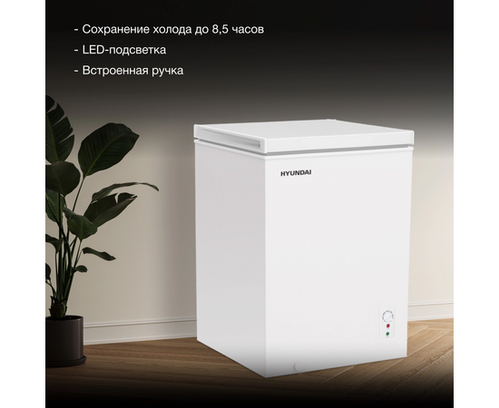  Морозильный ларь Hyundai CH10081 белый 