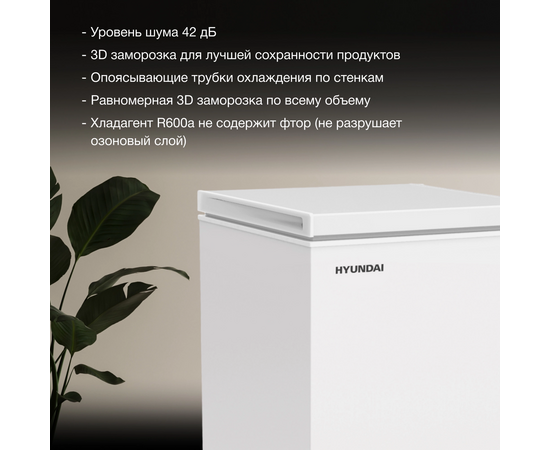  Морозильный ларь Hyundai CH10081 белый 
