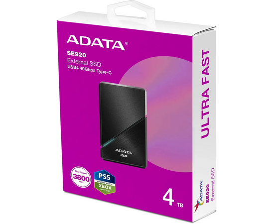  SSD A-Data SE920 (SE920-4TCBK) 4ТБ, черный 