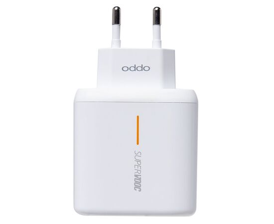  Адаптер Сетевой с кабелем ORG SuperVooc для Realme/Oppo USB 65W (USB/Type-C) (B) (white) (236715) 