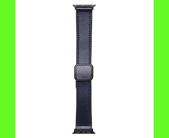  Ремешок - ApW38 Square buckle Apple Watch 38/40/41мм (deep blue) (230526) 