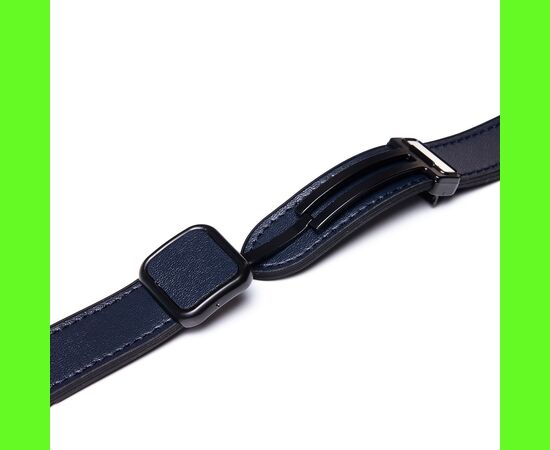  Ремешок - ApW38 Square buckle Apple Watch 38/40/41мм (deep blue) (230526) 