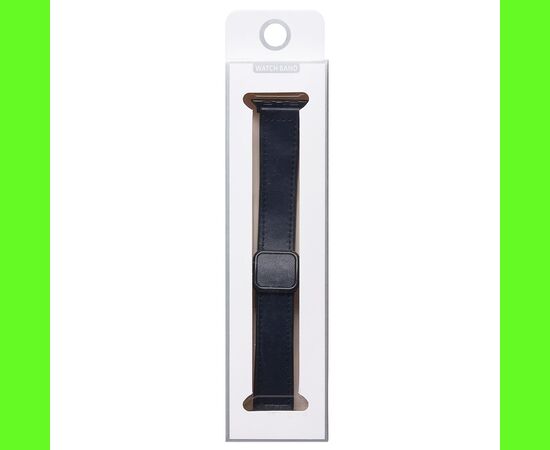  Ремешок - ApW38 Square buckle Apple Watch 38/40/41мм (deep blue) (230526) 