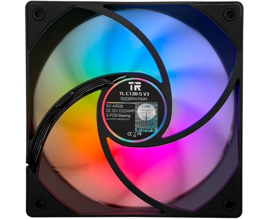  Вентилятор Thermalright TL-C12B-S V3 (TRTLC12BSV3) / ARGB / 120mm PWM 