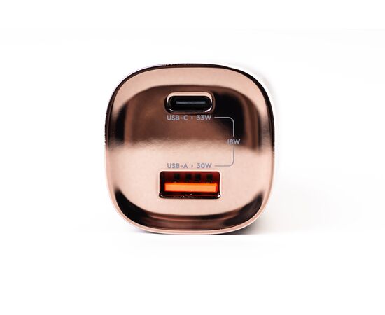  Сетевое зарядное устройство CityPump 33W 1хUSB-C 1xUSB-A LCD GaN, ЧЕРНЫЙ 
