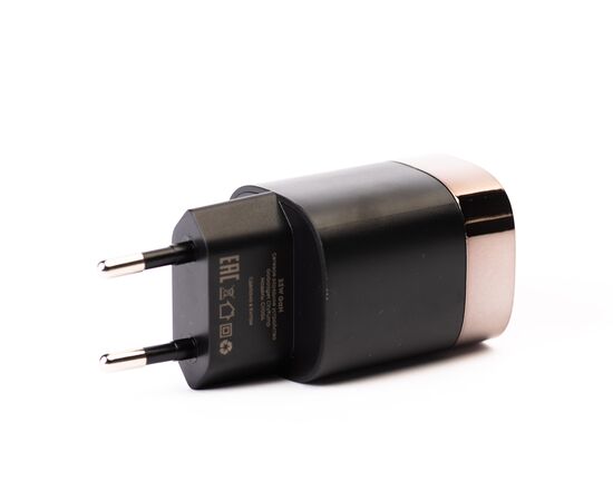  Сетевое зарядное устройство CityPump 33W 1хUSB-C 1xUSB-A LCD GaN, ЧЕРНЫЙ 