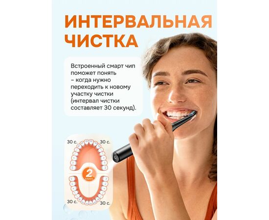  Набор зубных электрощеток Bitvae D2 Daily Toothbrush D2+D2 Bundle (B+W) 