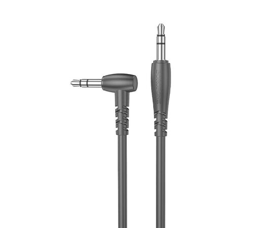  Кабель AUX (папа-папа) Borofone BL10 200см  (black) (207902) 