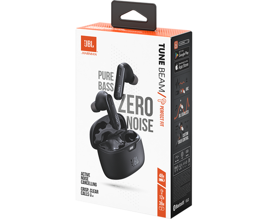  Наушники bluetooth JBL Tune Beam TWS (чёрный) 