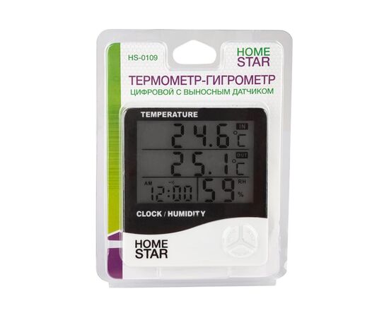  Термометр-гигрометр Homestar HS-0109 (104304) 