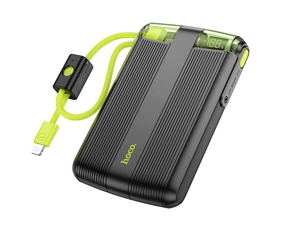  J127 Mecha dual PD20W power bank with cable and digital display(mini)(10000mAh) 