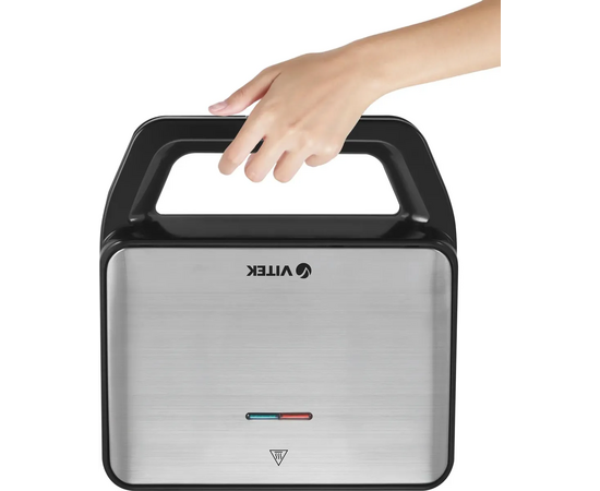  Вафельница Vitek VT-2626 черный/серебристый 