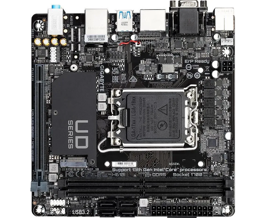  MB s1700 Gigabyte H610I, Intel H610, DDR4, PCIe 4.0 x16, ALC887, Mini-ITX 