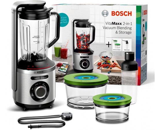  Блендер Bosch MMBV625M серебристый/черный 