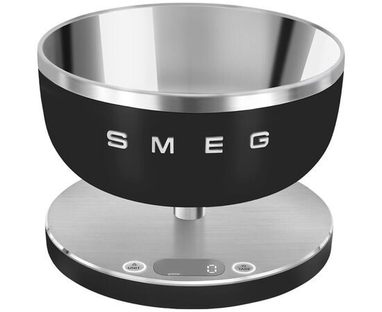  Кухонные весы SMEG KSC01BLMWW матовый черный 