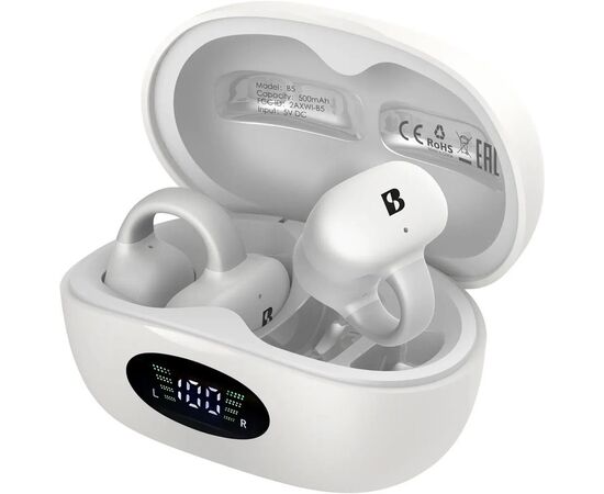  Гарнитура вкладыши A4Tech Biosong B5 TWS белый беспроводные bluetooth (B5) 