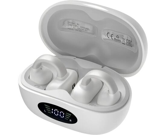  Гарнитура вкладыши A4Tech Biosong B5 TWS белый беспроводные bluetooth (B5) 