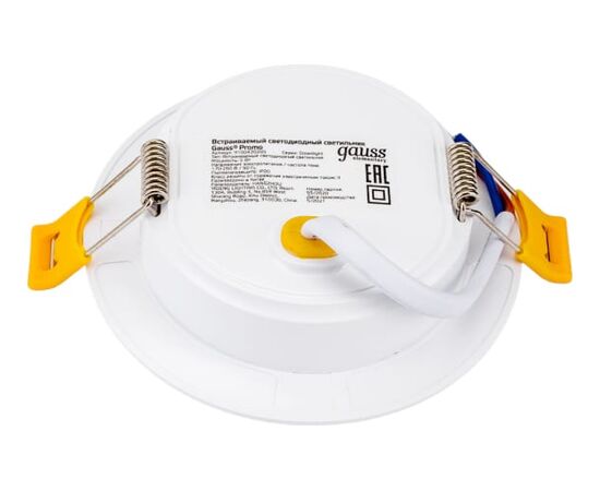  Светильник Gauss Elementary Downlight 9100420205 5Вт 4000K белый круглый 