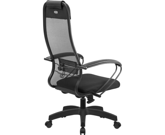  Кресло МЕТТА 11 MPRU z312634457 на колесиках, сетка/ткань, черный 