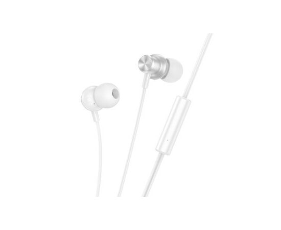  Наушники Hoco M110 Encourage metal universal earphones with mic , Серый 
