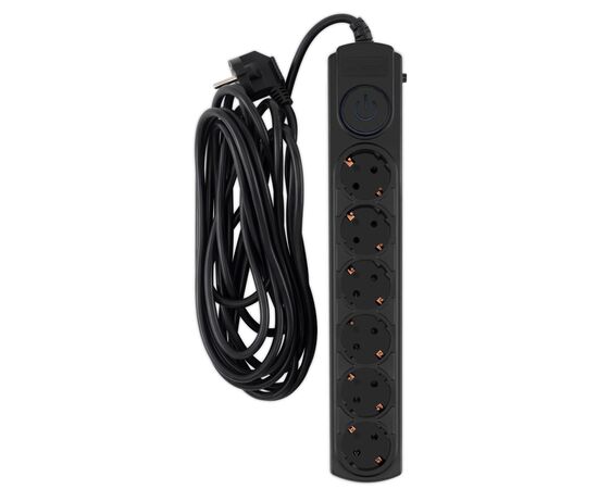  Сетевой фильтр Ippon BK-6-EU-5-10-B (5м 6 розеток черный) 