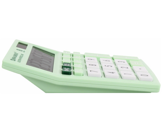 Калькулятор BRAUBERG Ultra Pastel-08-Lg (250515) мятный 