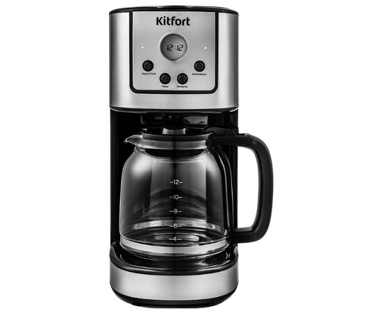  Кофеварка капельная Kitfort КТ-732 нерж/черный 