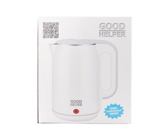  Чайник Goodhelper KPS-184C нерж, 1500Вт, белый 