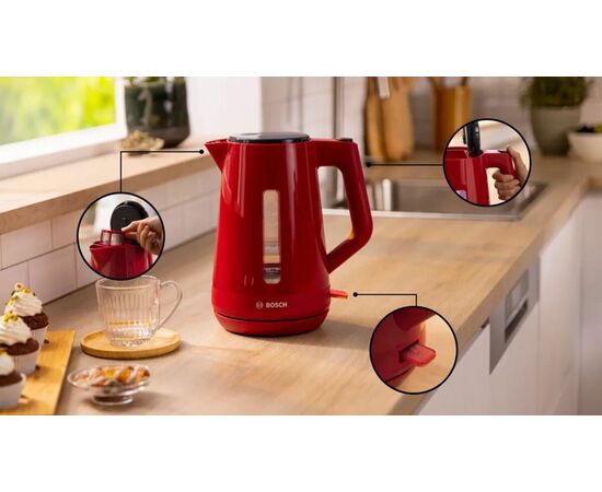  Чайник Bosch TWK1M124 красный 