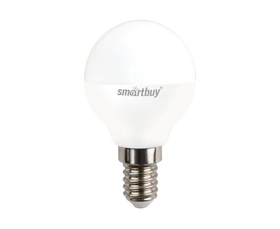  Лампа светодиодная SMARTBUY P45 9,5Вт 6000K E14 (холодный свет) (1/10) 