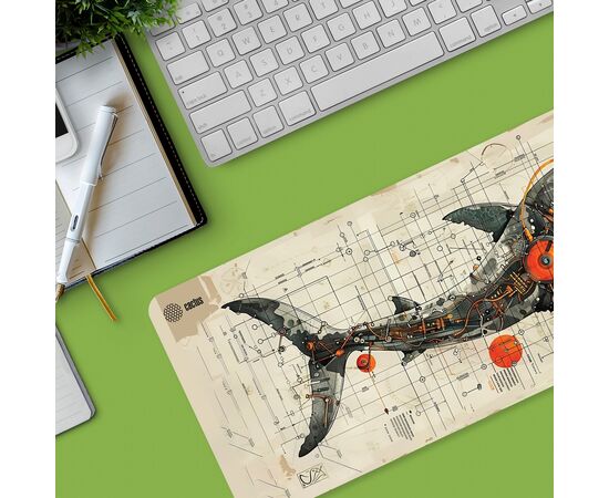  Коврик для мыши Cactus Shark CS-MP-COR03XXL 900x400x4мм 