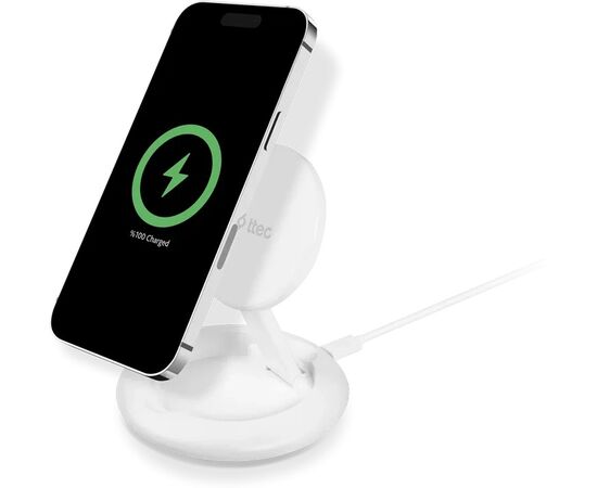  Беспроводное ЗУ TTEC 2KS31B AirCharger Up M MagSafe Wireless Charger White 