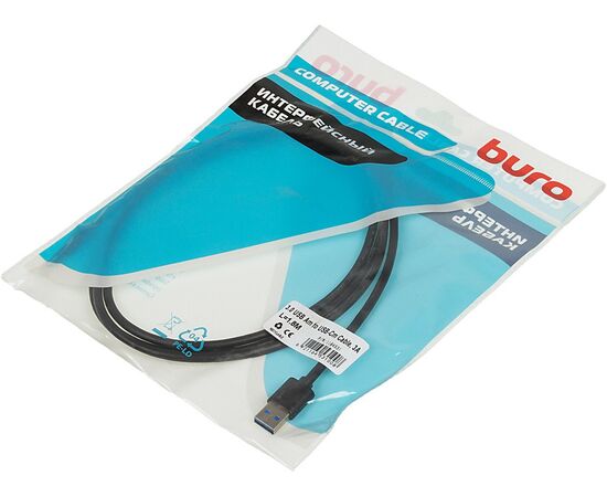  Дата-кабель Buro BHP USB-TPC-1.8 Type-C 1.8м черный 