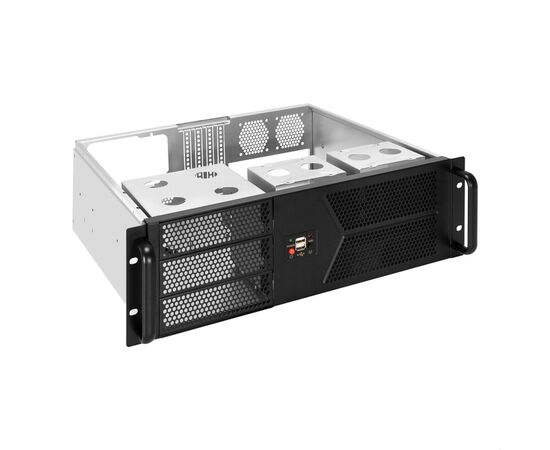  Корпус ExeGate Pro 3U400-07 EX297730RUS (RM 19", высота 3U, глубина 400, без БП, 2*USB) 