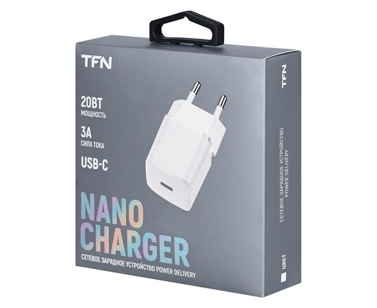  СЗУ TFN TFN-WCRPD09 nano TypeC PD 20W б/кабеля white 