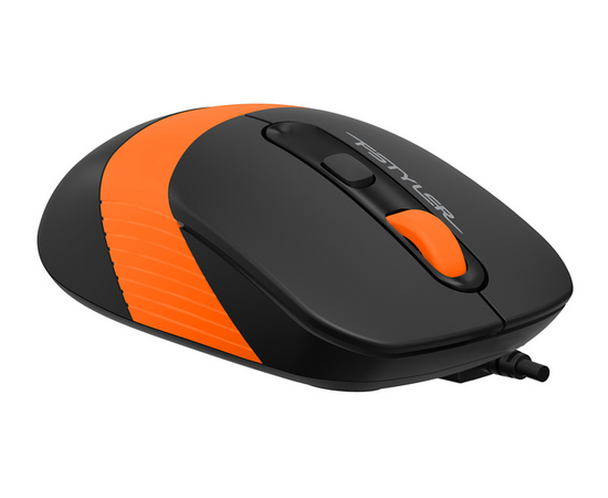  Мышь A4Tech Fstyler FM10 черный/оранжевый оптич. 1600dpi USB 4but (FM10 ORANGE) 